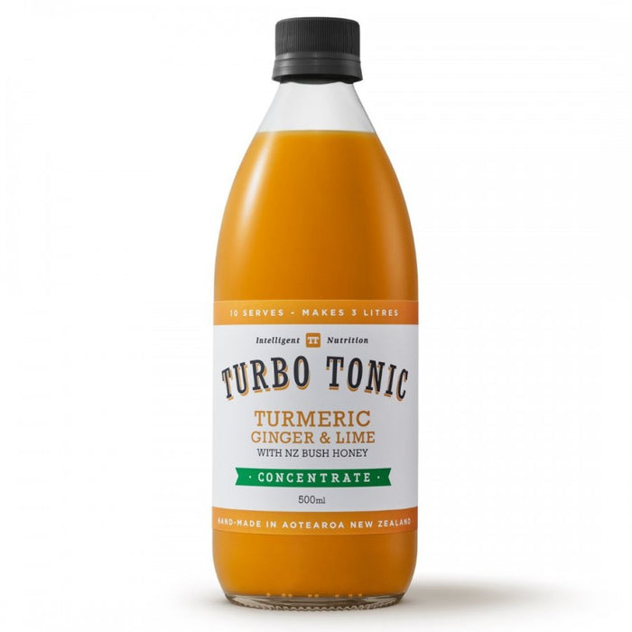 Turbo Tonic Turmeric, Ginger & Lime 500ml Concentrate