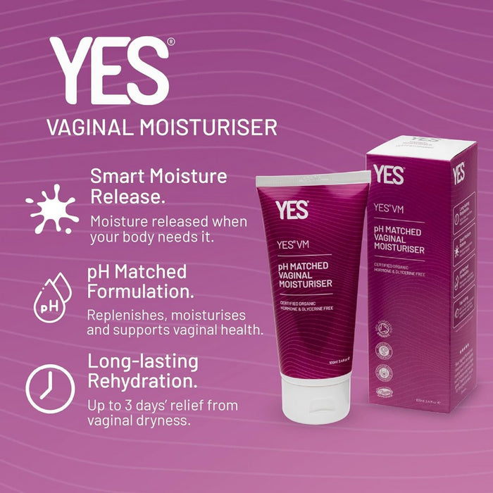 YES VM vaginal moisturising gel 100ml - The Health Shop