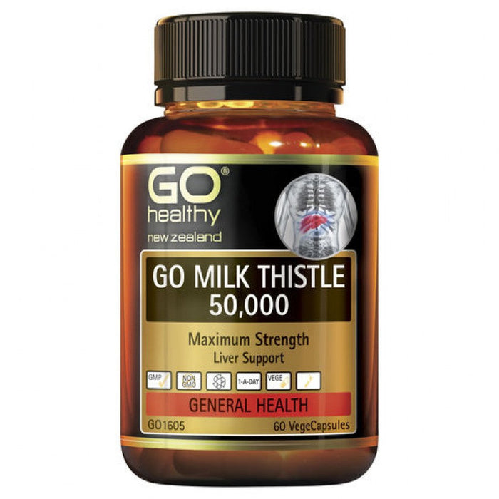 GO Healthy Milk Thistle 50,000mg 60vcaps