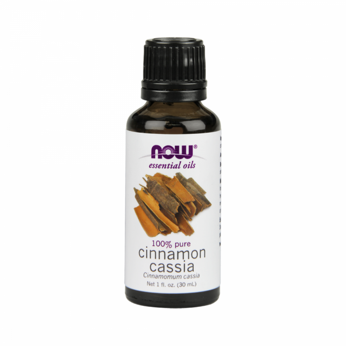 NOW Essential Oil Cinnamon Cassia 100% Pure 30ml - The Health Shop