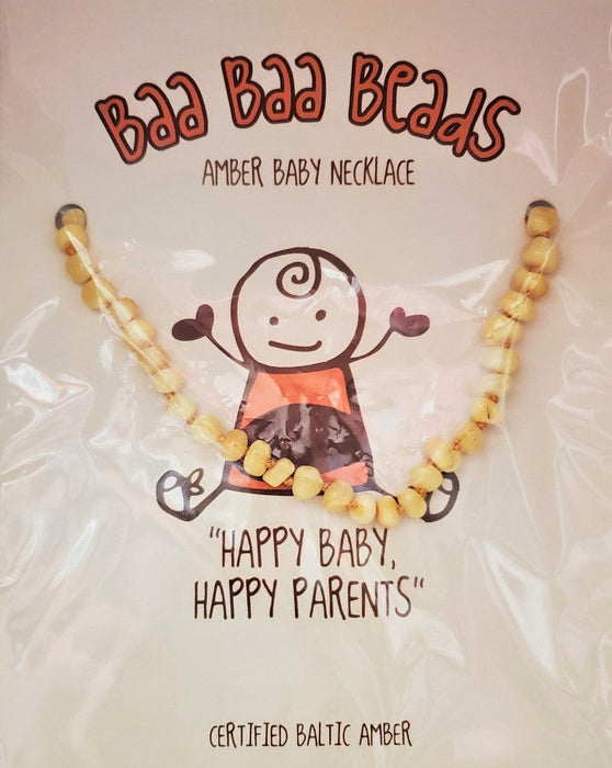 Baa Baa Beads Amber Baby Necklace - 32 & 36cm - The Health Shop