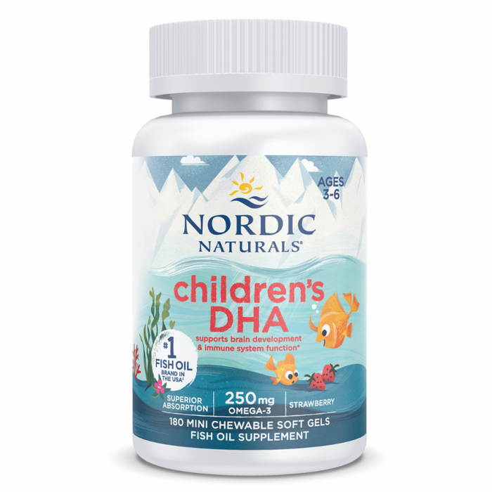 Nordic Naturals Children's DHA chewable 180 softgels