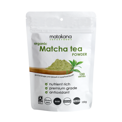 Matakana Superfoods Organic Matcha Tea Powder 100g - The Health Shop