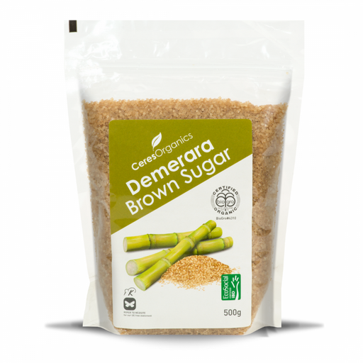 Ceres Organics Demerara Brown Sugar Organic 500g - The Health Shop