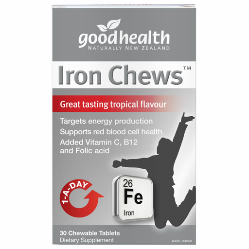 Goodhealth Iron Chews 30tabs - The Health Shop