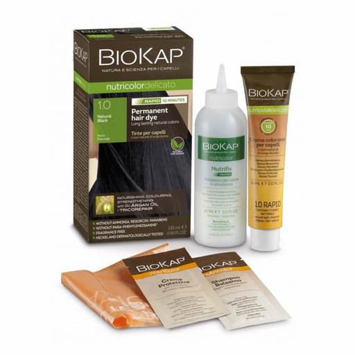 BioKap Nutricolor Delicato RAPID 1.0 Natural Black - The Health Shop