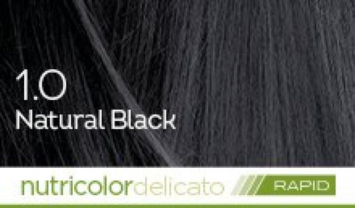 BioKap Nutricolor Delicato RAPID 1.0 Natural Black - The Health Shop