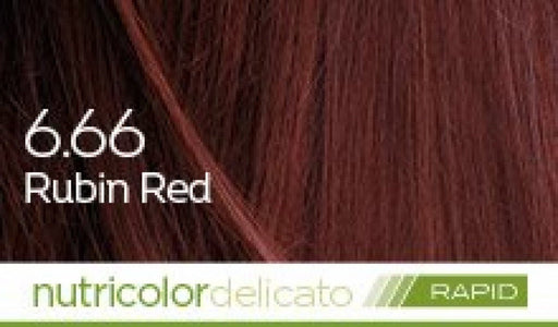 BioKap Nutricolor Delicato RAPID 6.66 Rubin Red - The Health Shop