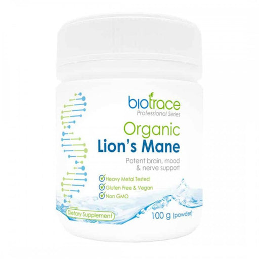 BioTrace Organic Lion's Mane Powder 100g - The Health Shop