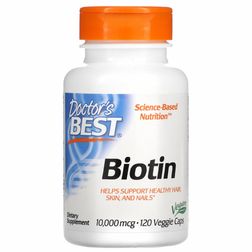 Doctor's Best Biotin 10,000mcg 120vcaps - The Health Shop