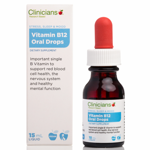 Clinicians Vitamin B12 Sublingual Drops 12ml - The Health Shop