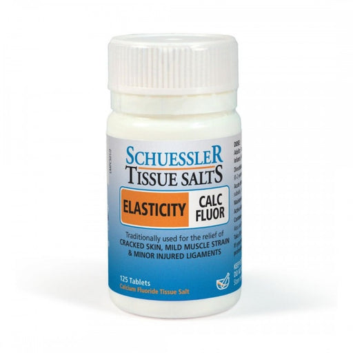 Schuessler Tissue Salts Calc Fluor - ELASTICITY - 125tabs