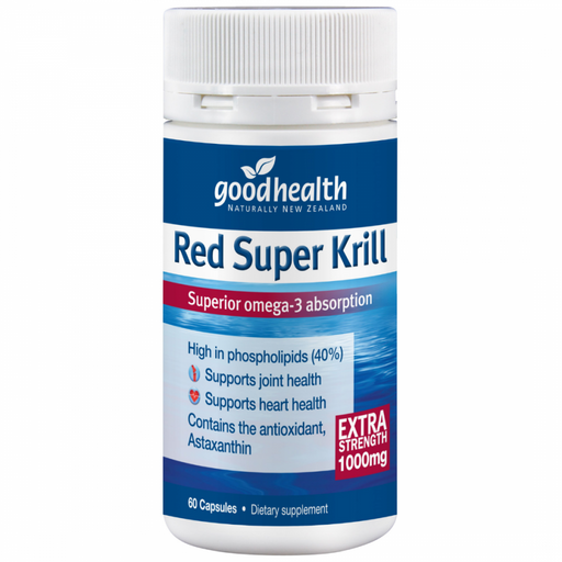 Goodhealth Red Super Krill 1000mg 60caps - The Health Shop