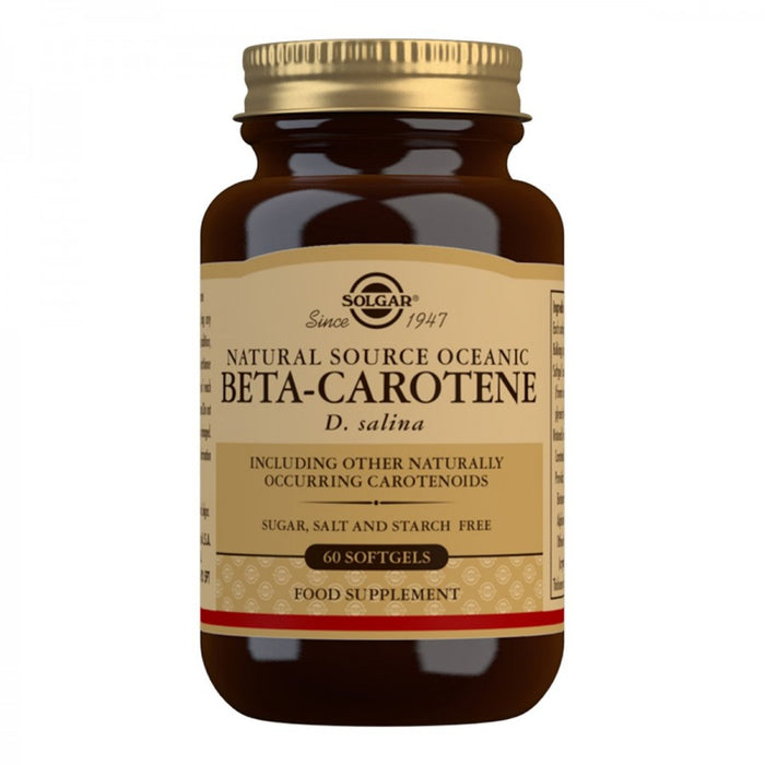 Solgar Natural Source Oceanic Beta-Carotene 60softgels - The Health Shop