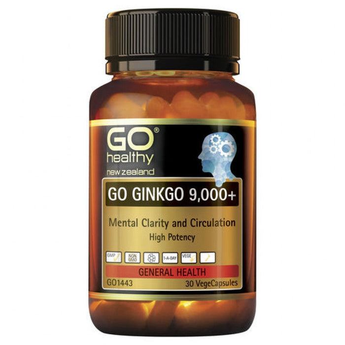 GO Healthy Ginkgo 9000+ 30vcaps