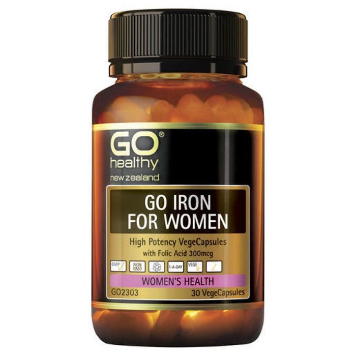 GO Healthy Iron For Women 30vcaps