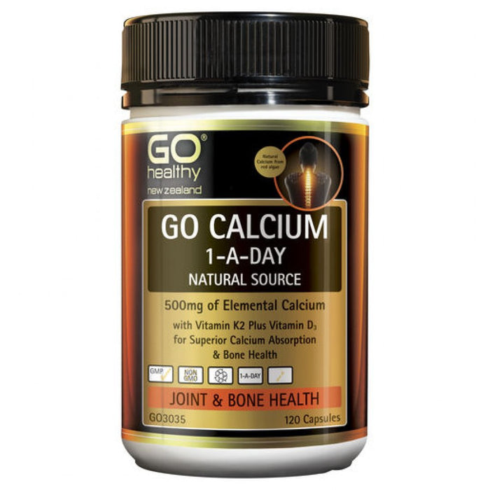 GO Healthy Calcium 1-A-Day 120vcaps - The Health Shop