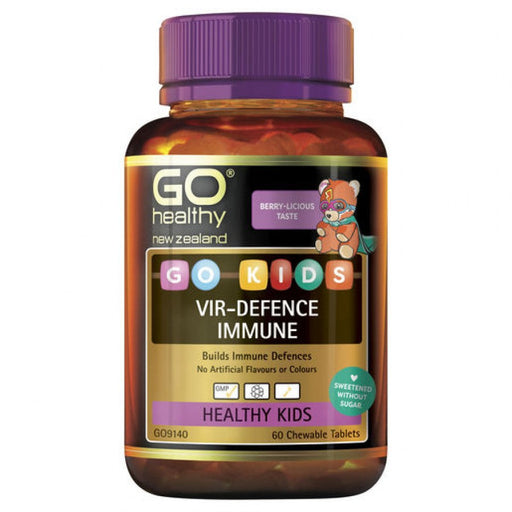 GO Healthy Kids Vir-Defence Immune 60 chewable tabs - The Health Shop