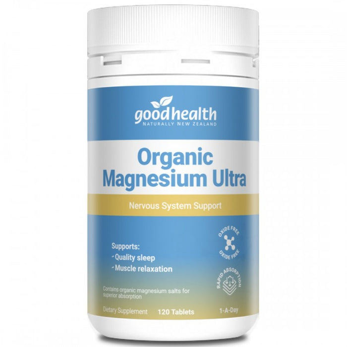 Goodhealth Organic Magnesium Ultra 120tabs
