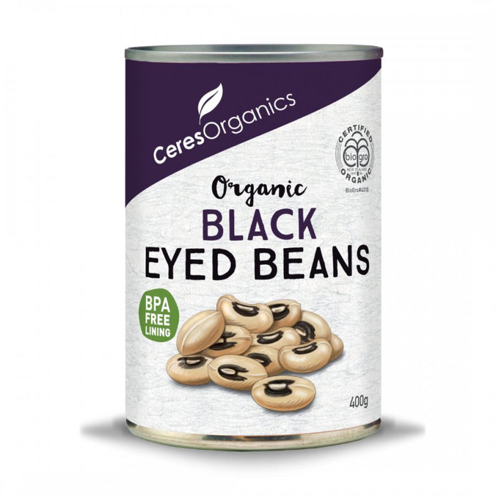 Ceres Organics Organic Black Eyed Beans 400g - The Health Shop