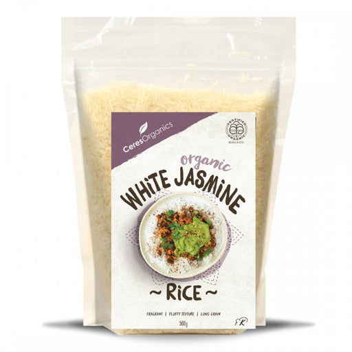 Ceres Organics Organic Jasmine White Rice 500g - The Health Shop