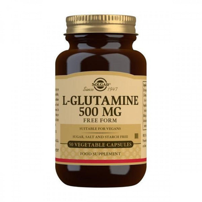 Solgar L-Glutamine 500mg 50vegcaps - The Health Shop