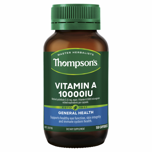 Thompson's Vitamin A 10000IU 150caps - The Health Shop