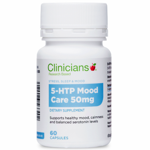 Clinicians 5-HTP Mood Care 60caps - The Health Shop