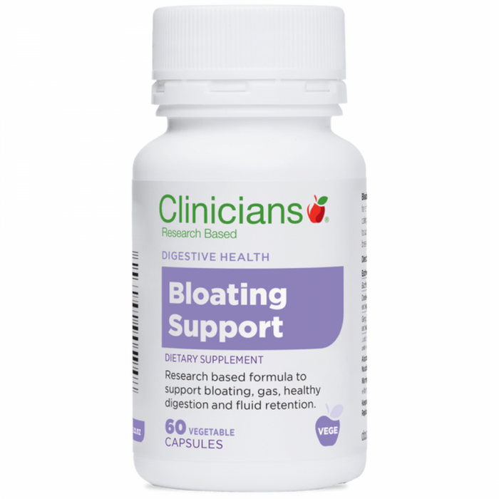 Clinicians Bloating Support 60vcaps - The Health Shop