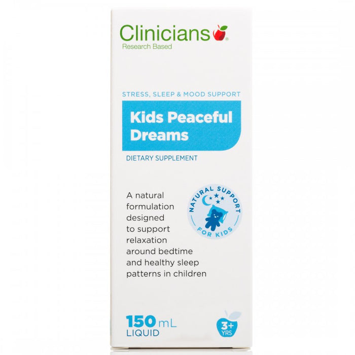 Clinicians Kids Peaceful Dreams 150ml - The Health Shop