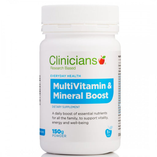 Clinicians MultiVitamin & Mineral Boost Powder 150g - The Health Shop