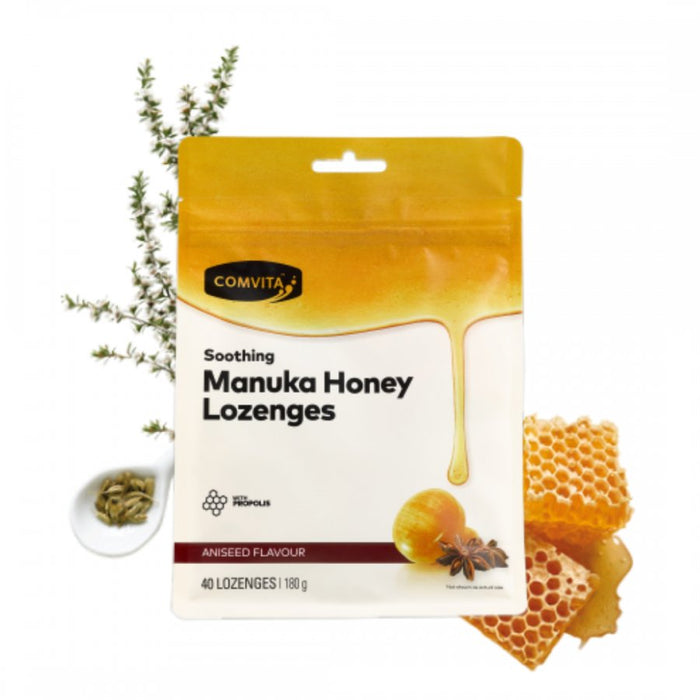 Comvita Manuka Honey Lozenges, Aniseed Flavour - The Health Shop