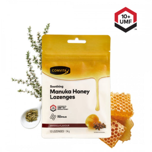 Comvita Manuka Honey Lozenges, Aniseed Flavour - The Health Shop