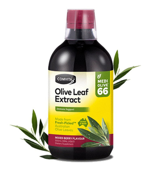 Comvita Olive Leaf Complex, Mixed Berry Flavour 500ml - The Health Shop