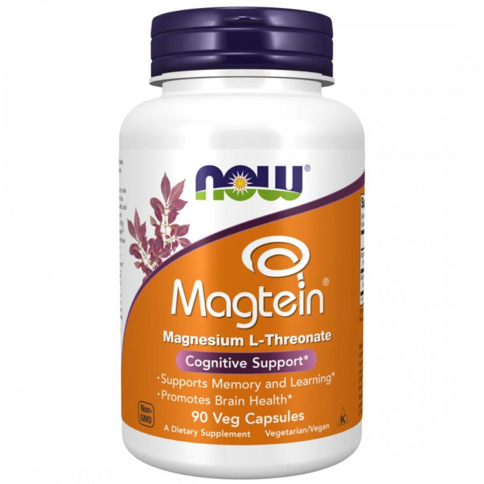 NOW Magtein Magnesium L-Threonate 90vcaps
