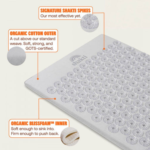 Shakti Premium Acupressure Mat - Moonstone - Level 2