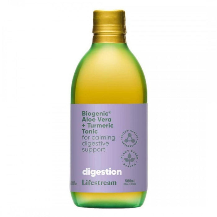 Lifestream Biogenic Aloe Vera + Turmeric Tonic 500ml