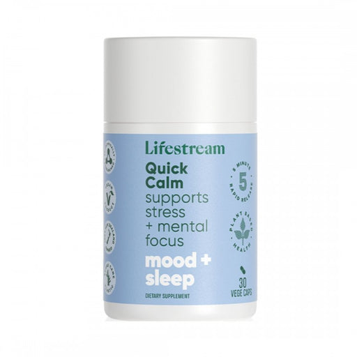 Lifestream Quick Calm 30vcaps - The Health Shop