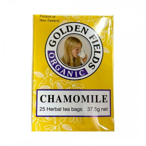 Golden Fields Organic Chamomile 25 herbal tea bags