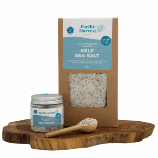 Pacific Harvest Kelp Sea Salt, Wild Harvested Seaweed 400g - The Health Shop