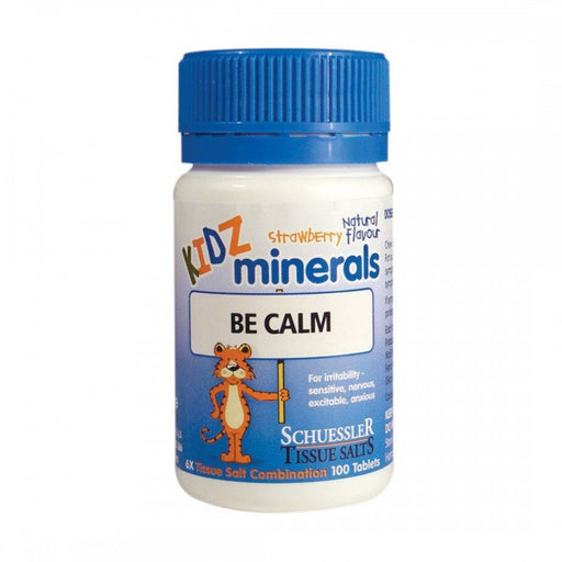 Schuessler Tissue Salts Kidz Minerals - BE CALM - 100tabs