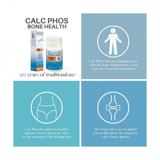 Schuessler Tissue Salts Calc Phos - BONE HEALTH - 125tabs