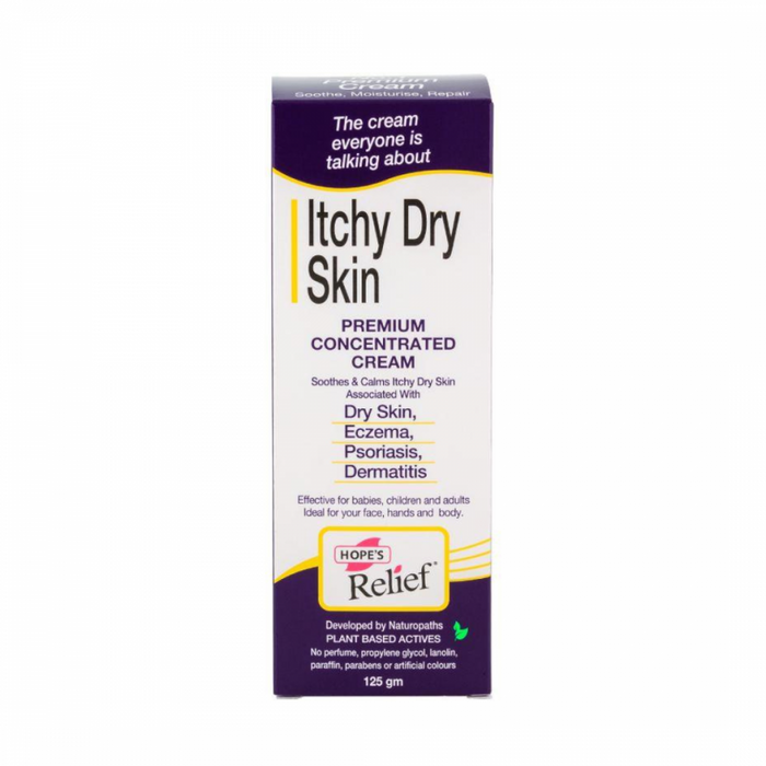 Hope's Relief Itchy Dry Skin Cream 125g