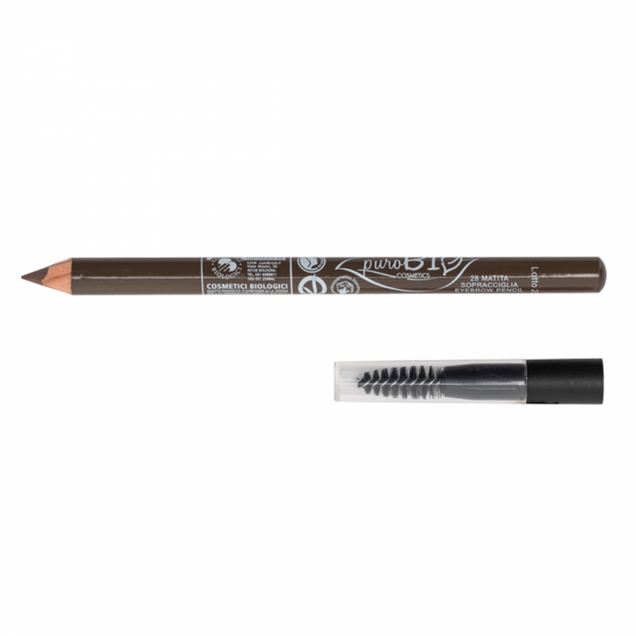 puroBIO Eyebrow Pencil 28 Dark Dove Grey - The Health Shop