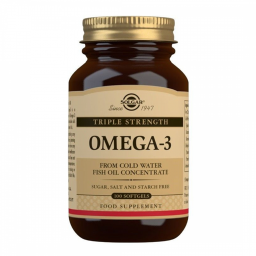 Solgar Triple Strength Omega-3 100softgels - The Health Shop