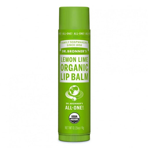 Dr. Bronner's Organic Lip Balm, Lemon Lime - The Health Shop