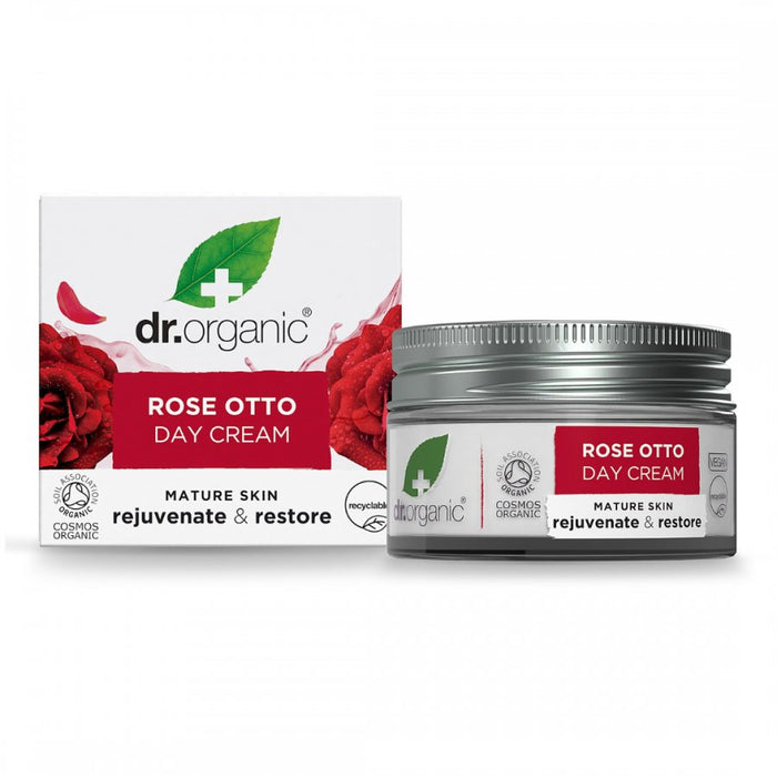 Dr.Organic Rose Otto Day Cream 50ml - The Health Shop