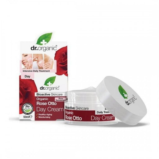 Dr.Organic Rose Otto Day Cream 50ml - The Health Shop