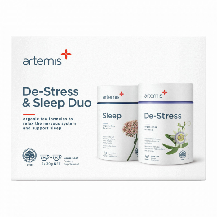 Artemis Organic De-Stress & Sleep Duo