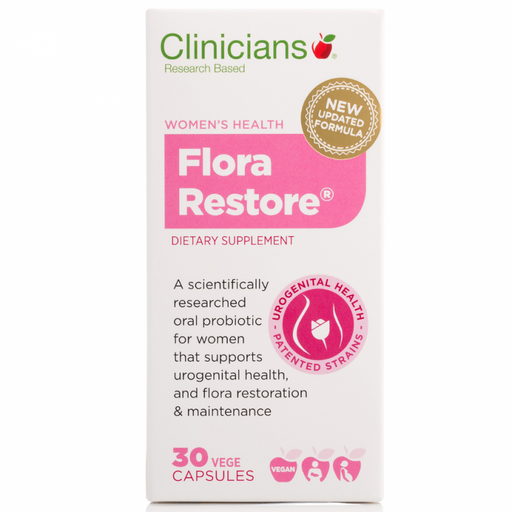 Clinicians Flora Restore Probiotic 30vcaps - The Health Shop